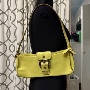 Nine West Lemon Yellow Shoulder Bag